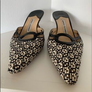 Manolo Blahnik mules